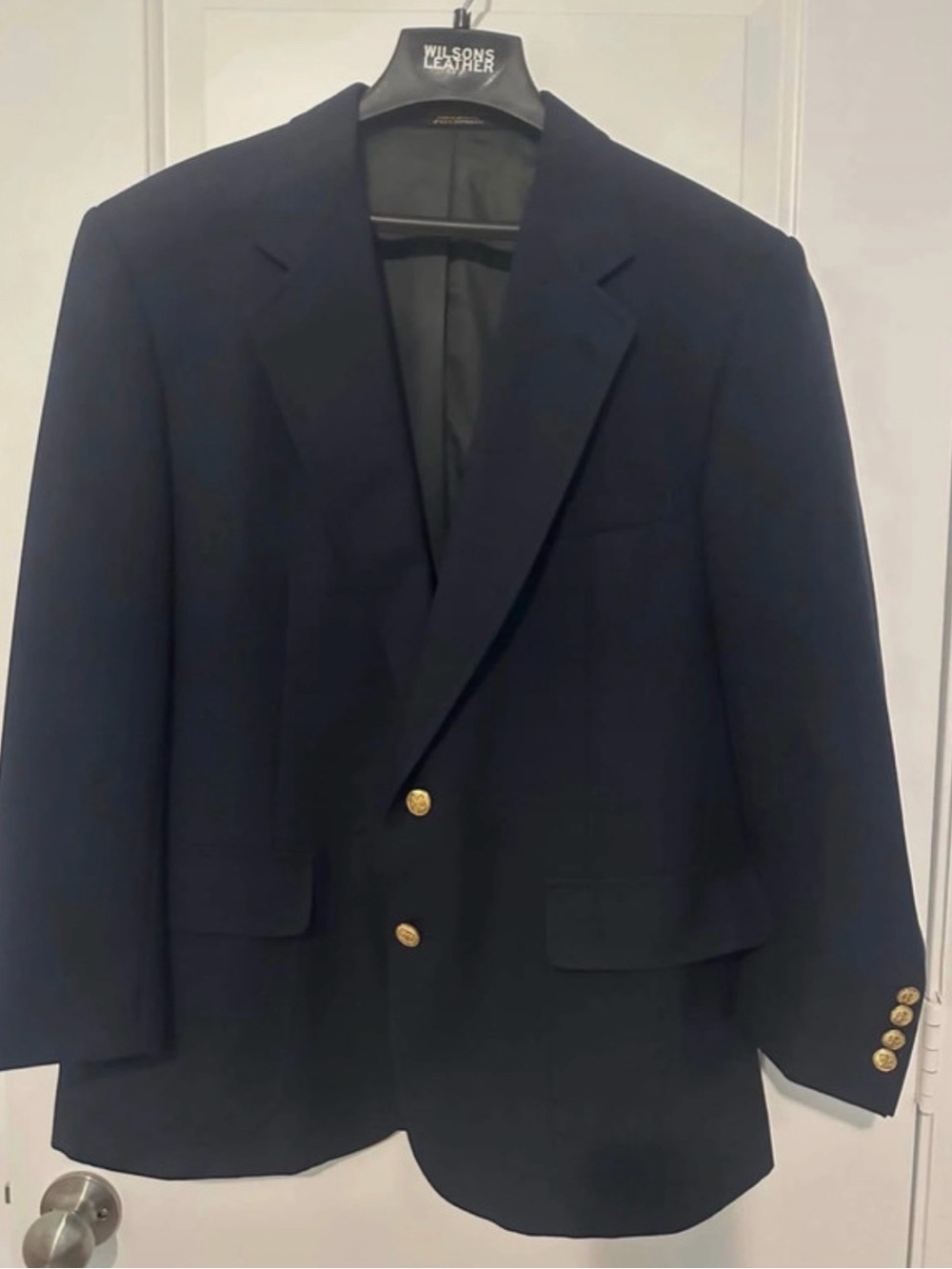 Palm Brach Men’s Navy Blazer with Gold Buttons